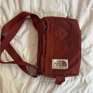 The North Face burnt orange terracotta Messenger Bag